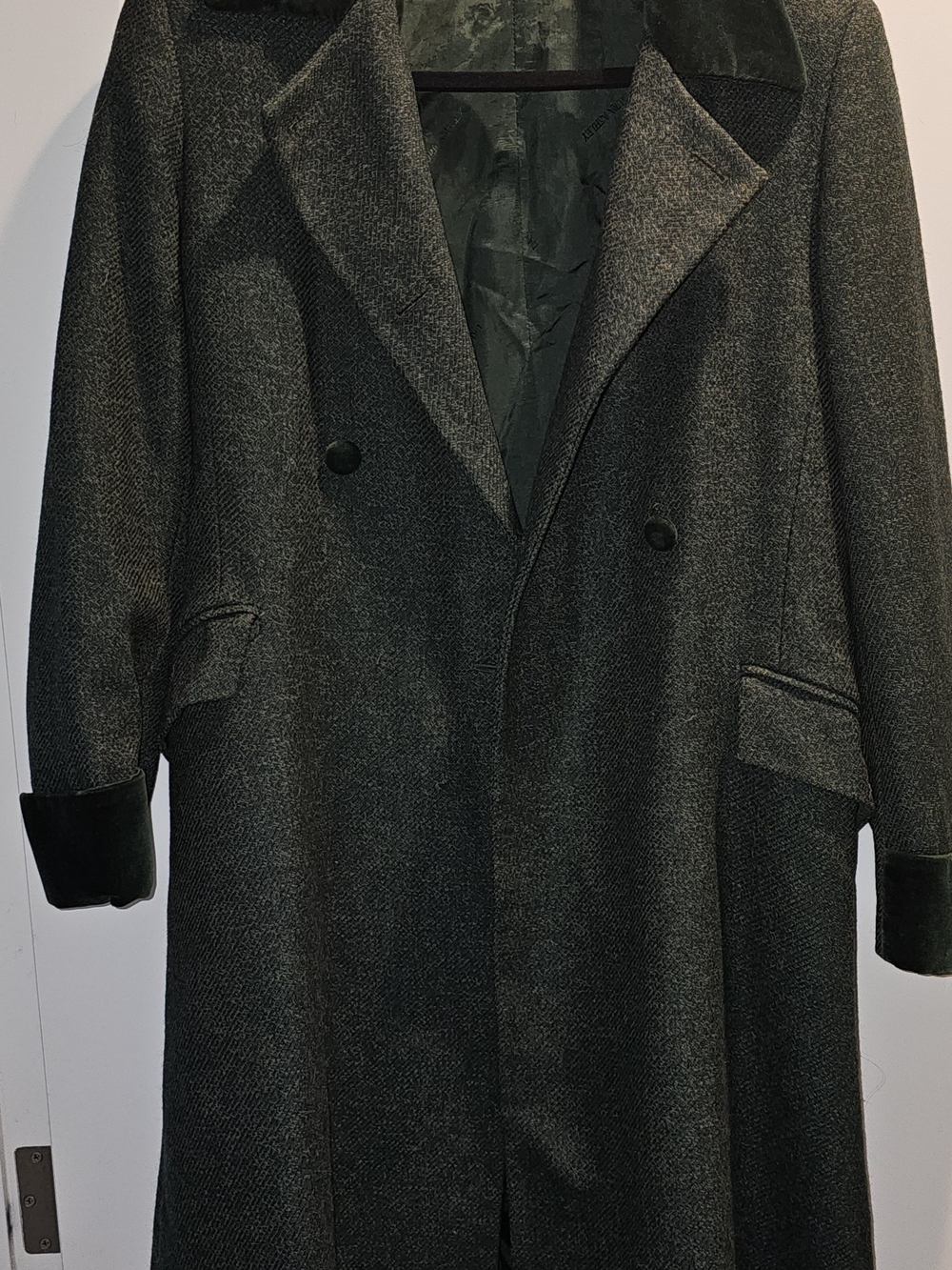 Laura Ashley Women's Wool Coat in Dark Green